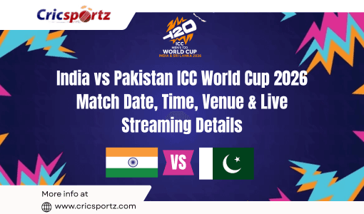 India vs Pakistan ICC World Cup 2026 Match Date, Time, Venue & Live Streaming Details